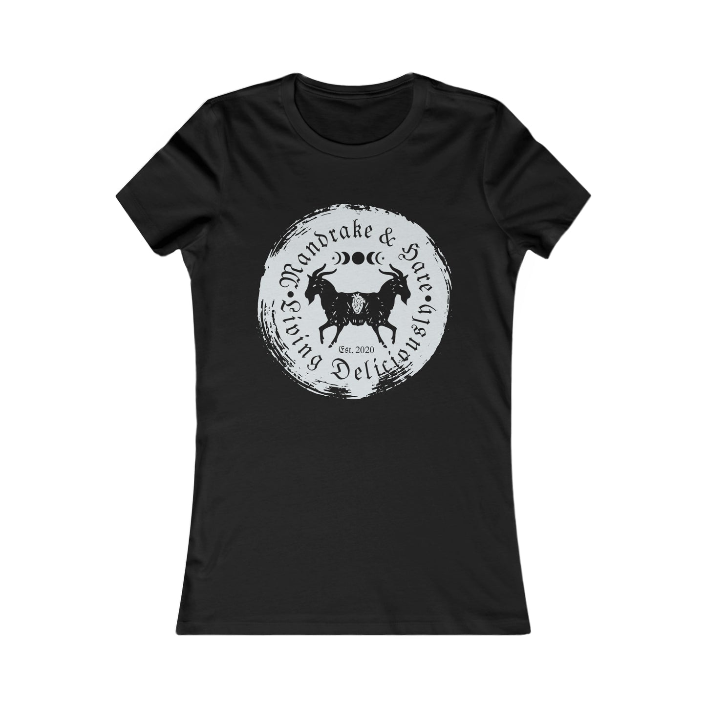 Mandrake & Hare Living Deliciously Logo Women's Favorite Tee