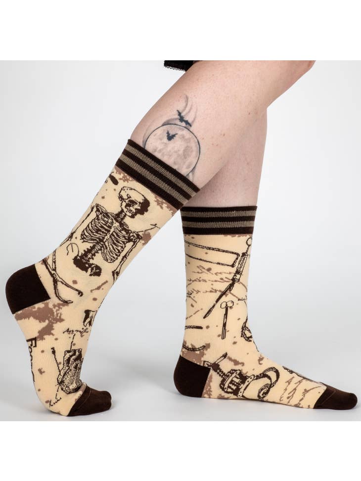 Antique Medical Crew Socks