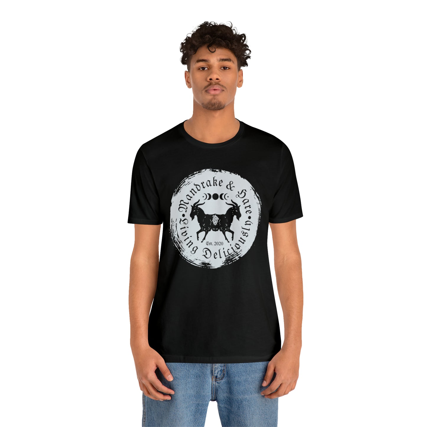 Mandrake & Hare Living Deliciously Logo T-Shirt