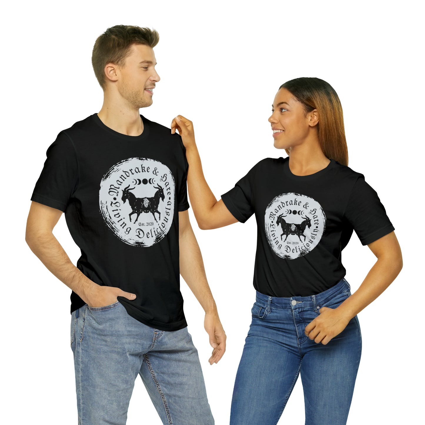 Mandrake & Hare Living Deliciously Logo T-Shirt