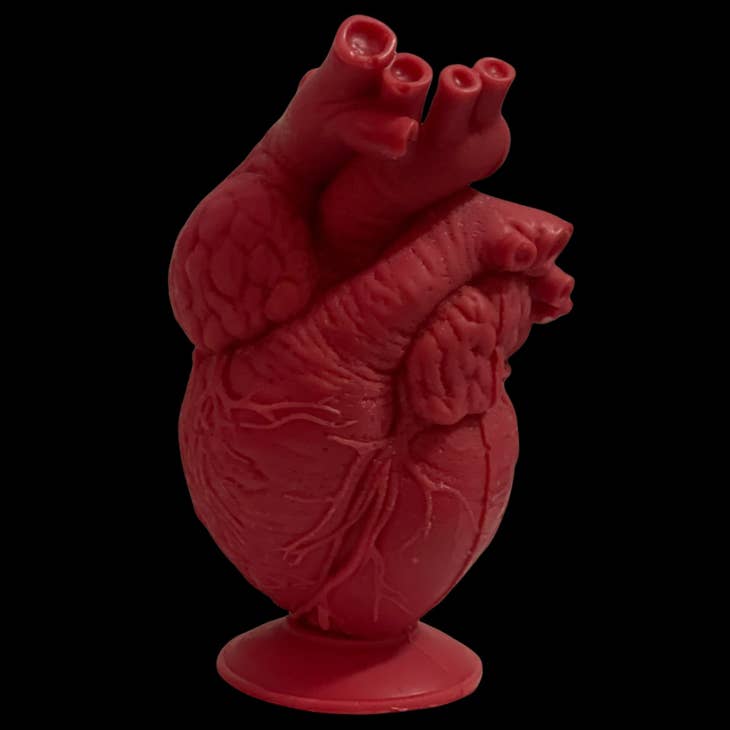 Red Heart Candle