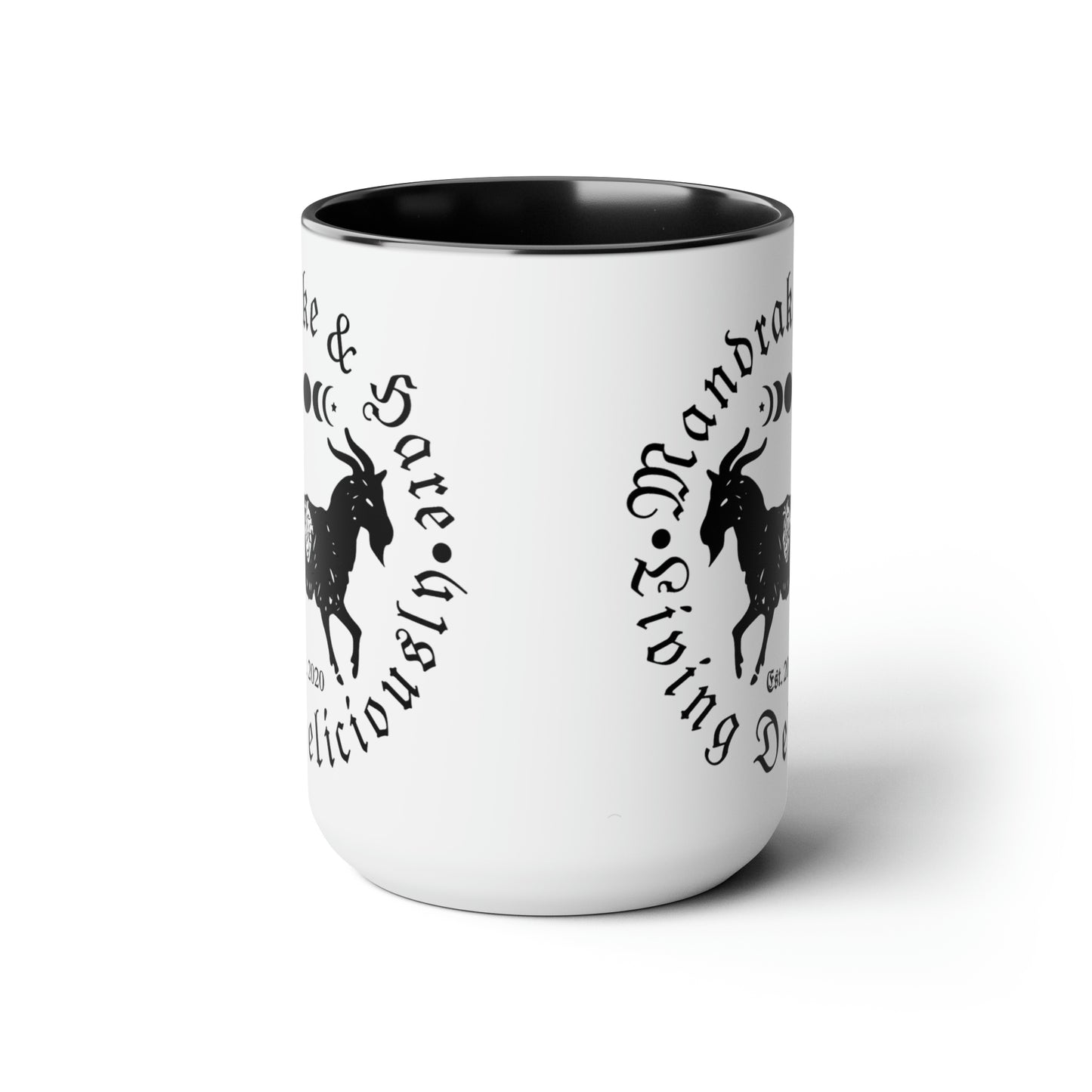 Mandrake & Hare Two-Tone Mugs, 15oz