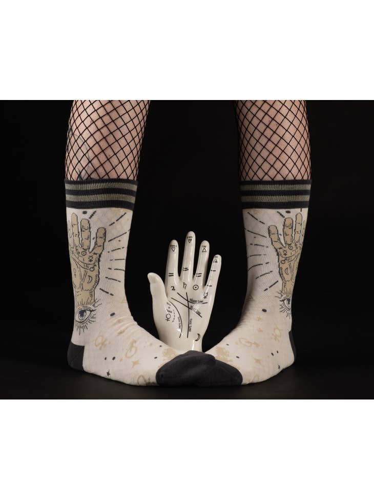 Palmistry Crew Socks