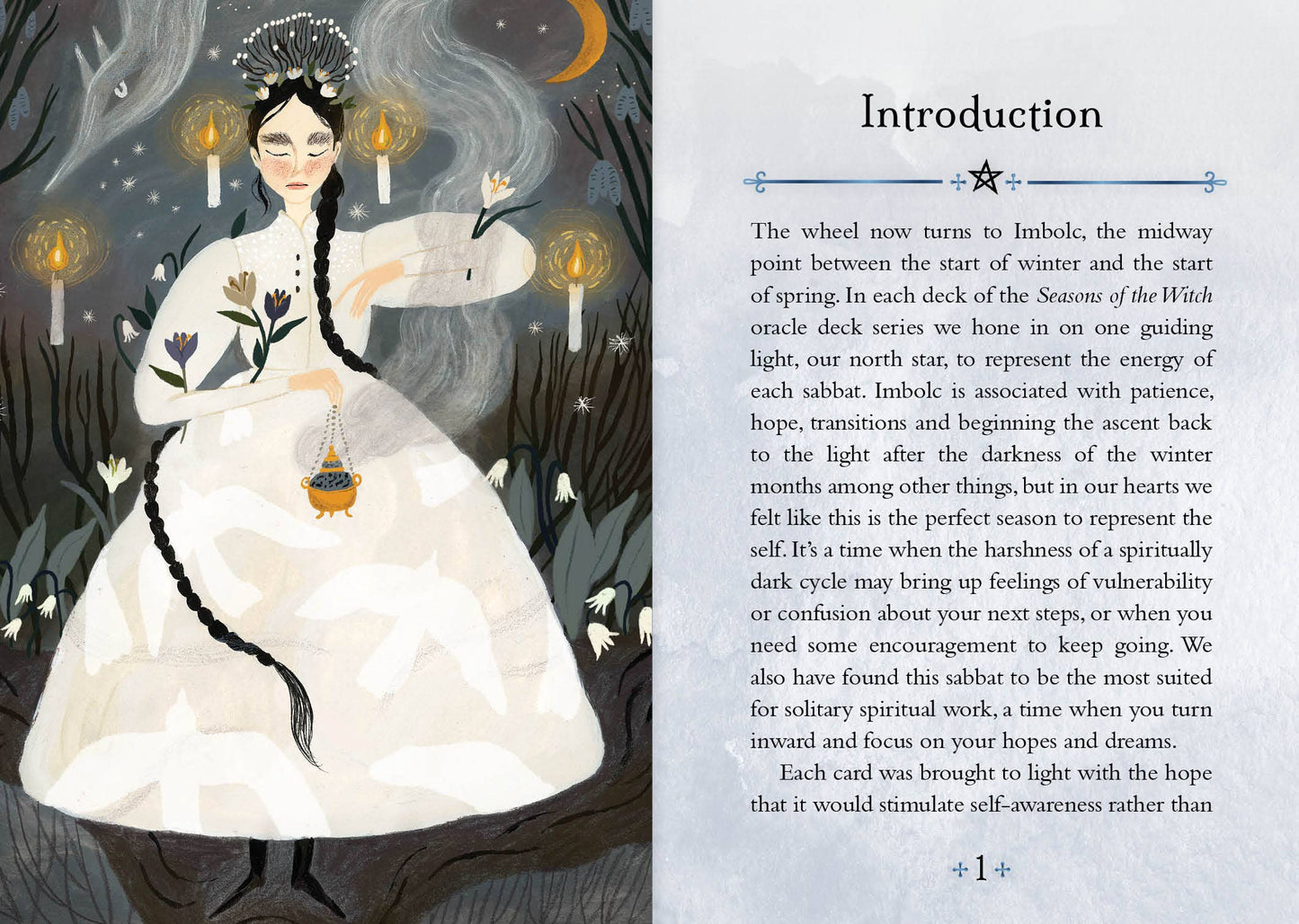Seasons of the Witch: Imbolc Oracle (44 Cards & 112 pg book)