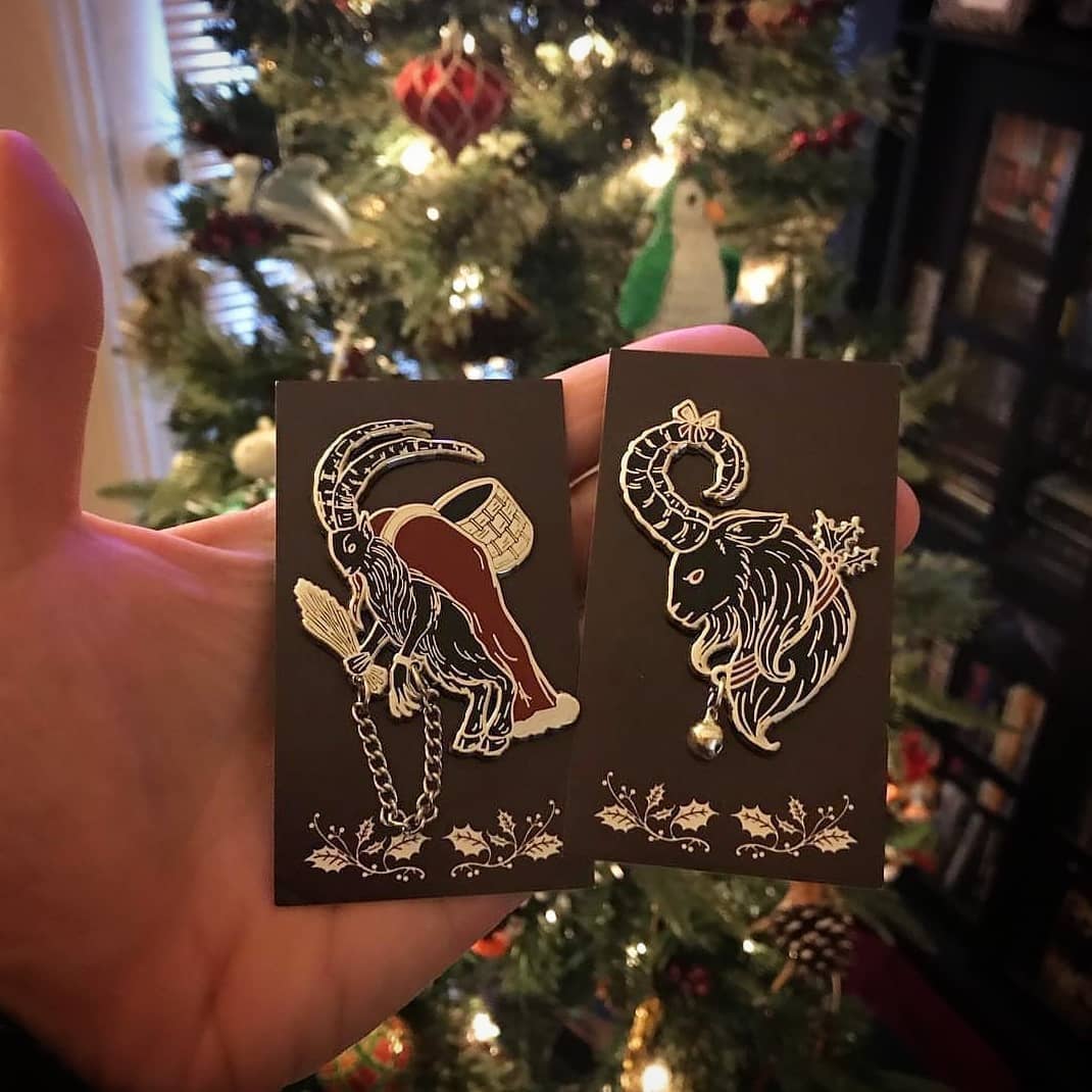Krampus Julbock - Enamel Pin