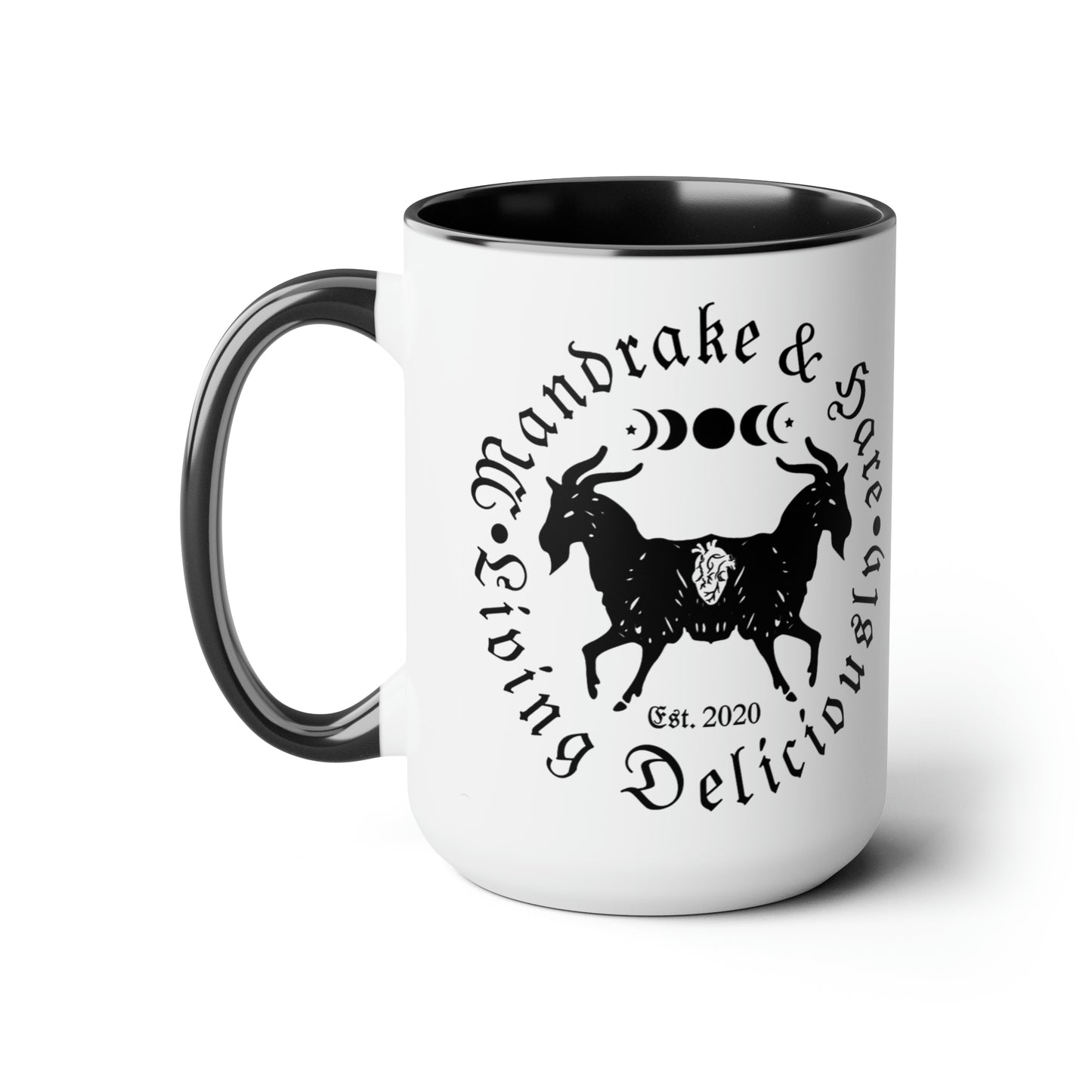 Mandrake & Hare Two-Tone Mugs, 15oz