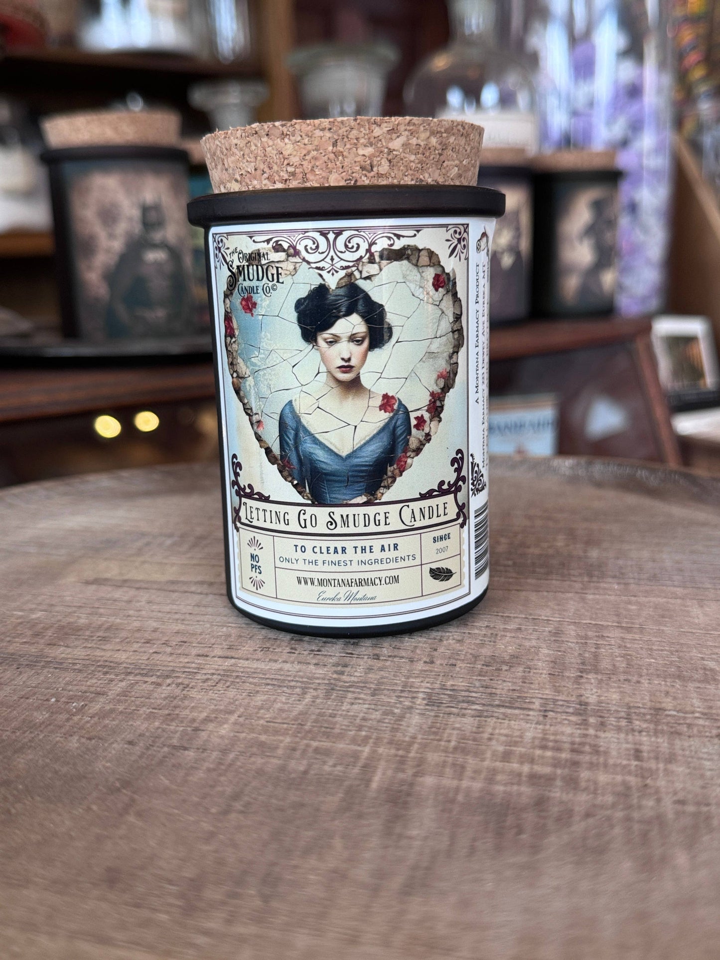 Letting GO Love Original Smudge Candle Space Clearing Heart