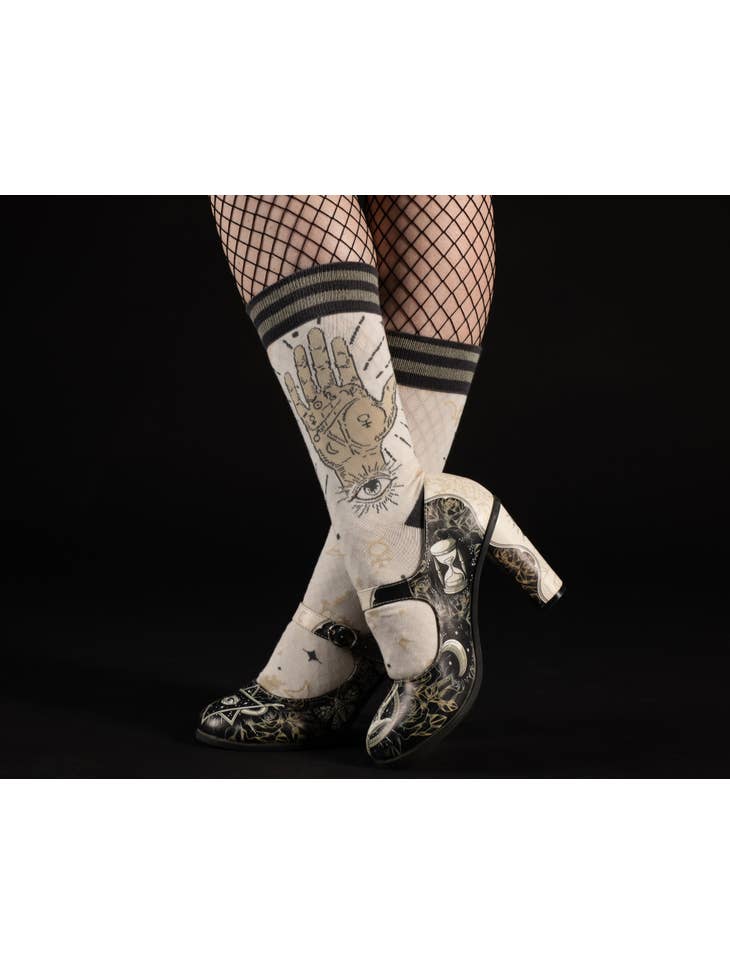 Palmistry Crew Socks