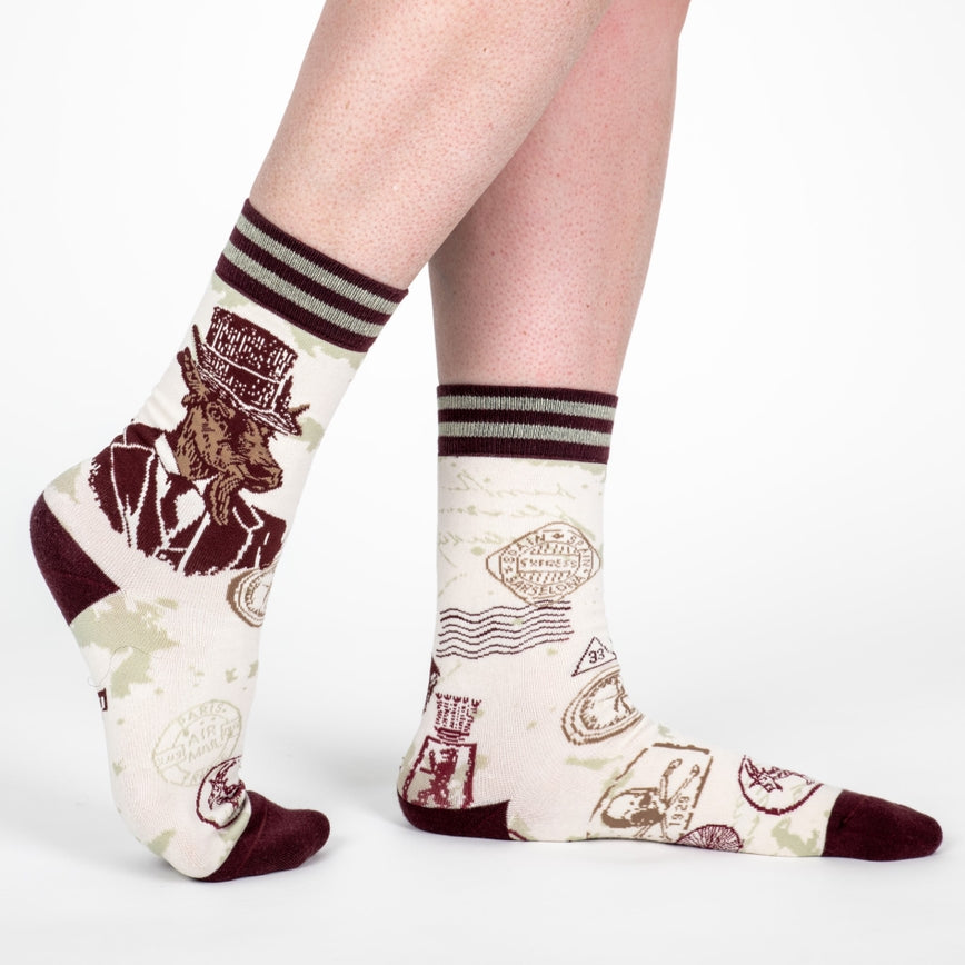 Dapper Goat Man Crew Socks