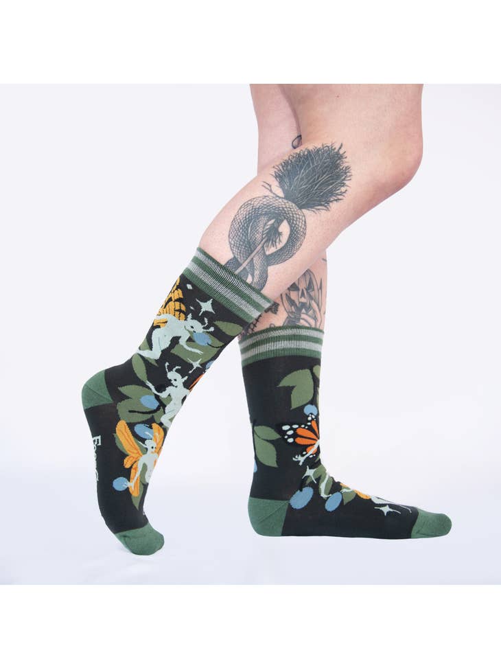 Fanciful Fairies Crew Socks