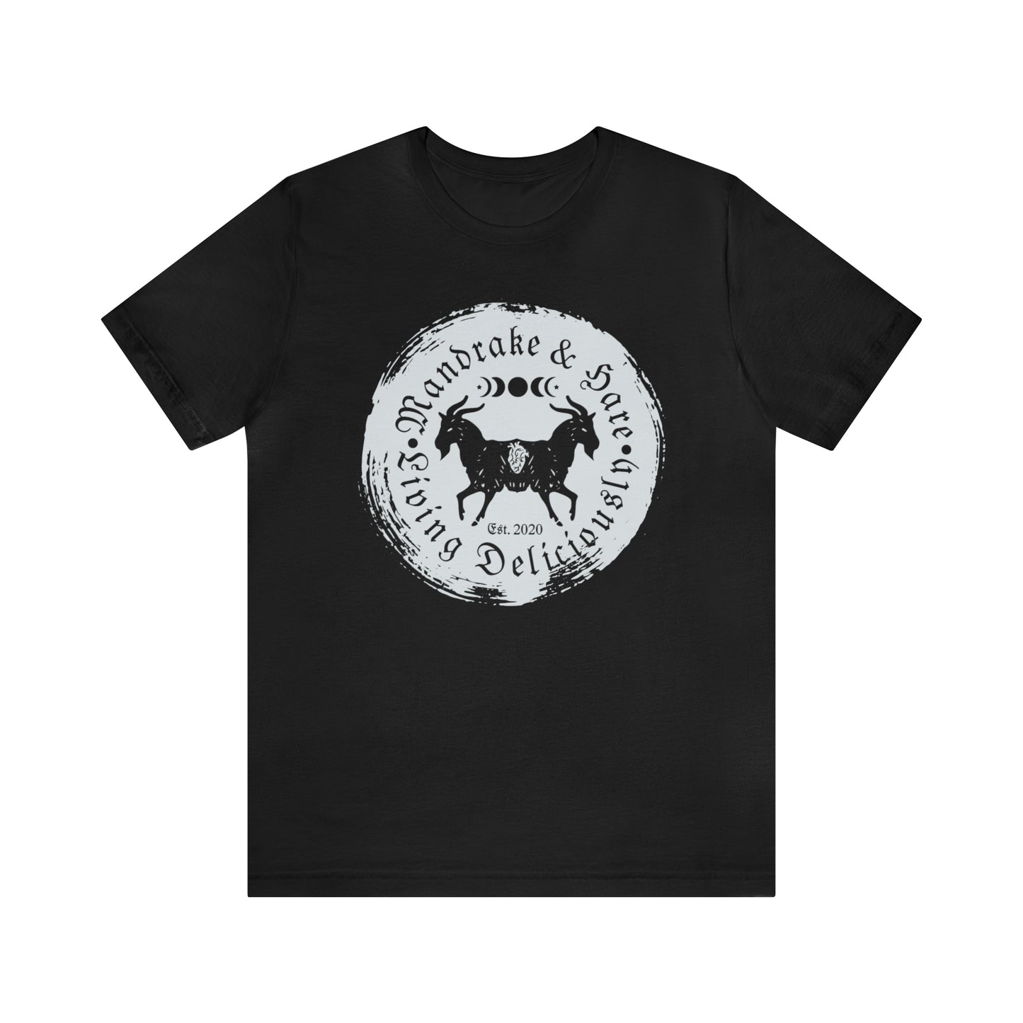Mandrake & Hare Living Deliciously Logo T-Shirt