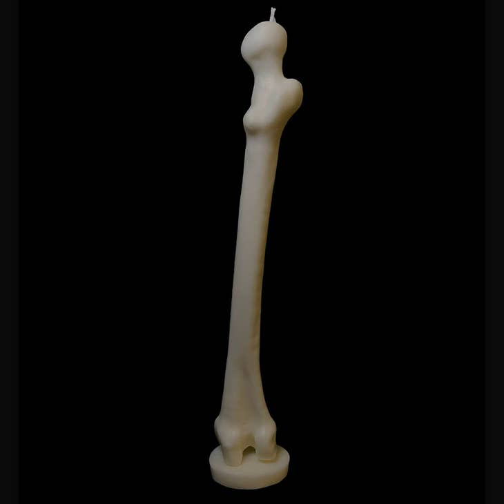 Standing Femur Candle