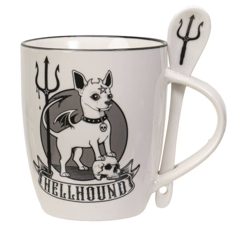 Hellhound Mug & Spoon Set For Coffee/Tea