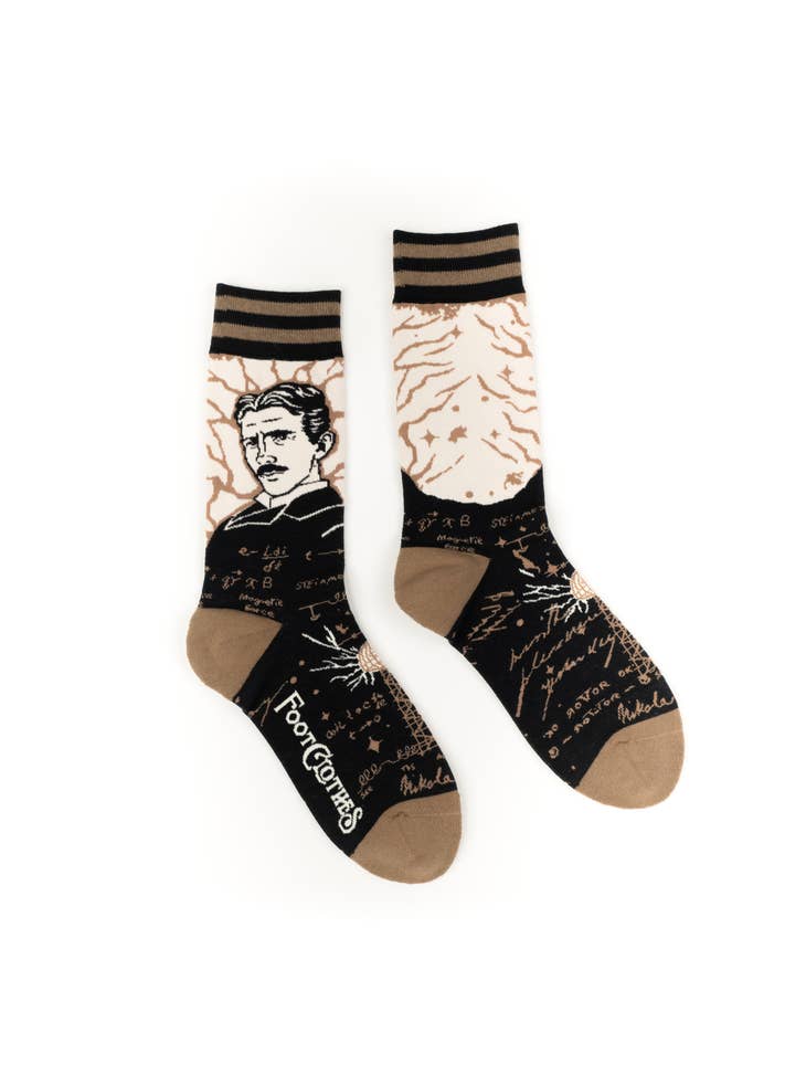 Nikola Tesla Crew Socks