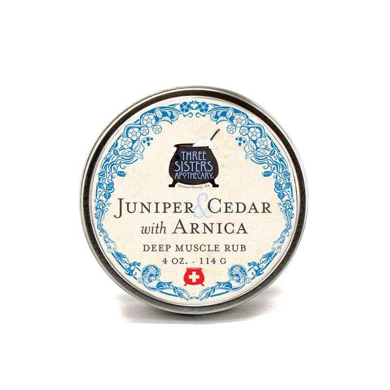 Muscle Deep Rub Juniper & Cedar with Arnica: 4 oz